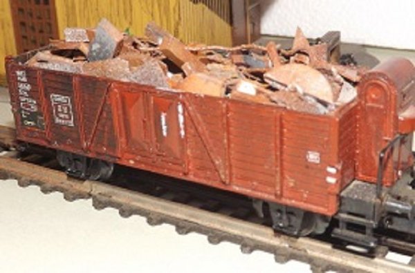 Versch. feste Schüttgüter f. Märklin Güterwaggon Typ Omm33 (M2)