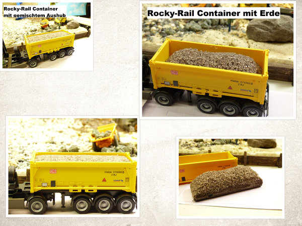 Für Rocky-Rail, Stuttgart21-Container, Ladegut-Einsätze in 2 Varianten